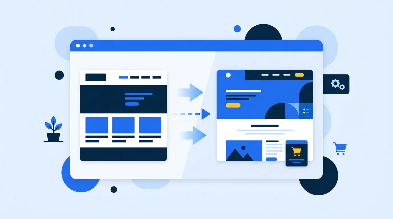 Illustration d un site internet en cours de refonte